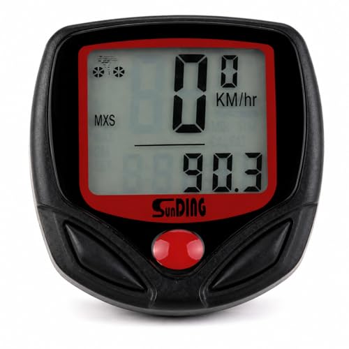 GIVBRO Compteur de vitesse Odomètre LCD numérique compteur de vitesse kilométrique km/h avec rétroéclairage LED pour ATV Quad Dirt Bike Accessoires