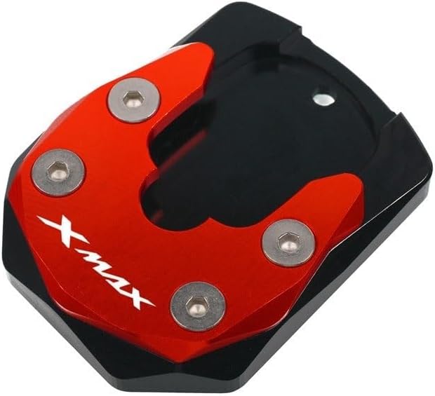 Miniatura 3 de HASMI Side Stand Enlarger Motorcycle CNC Kickstand Enlarge Plate Pad Side Stand Enlarger for Yam&aha Xmax 125 250 300 X-MAX XMAX300 XMAX250 2017-2022