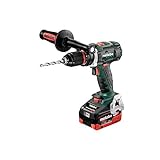 Metabo - Akku-Bohrschrauber 18 V 2 x 5,5 Ah Li-HD 60/120 Nm 2 Geschwindigkeitsstufen mit Koffer - BS 18 LTX BL I