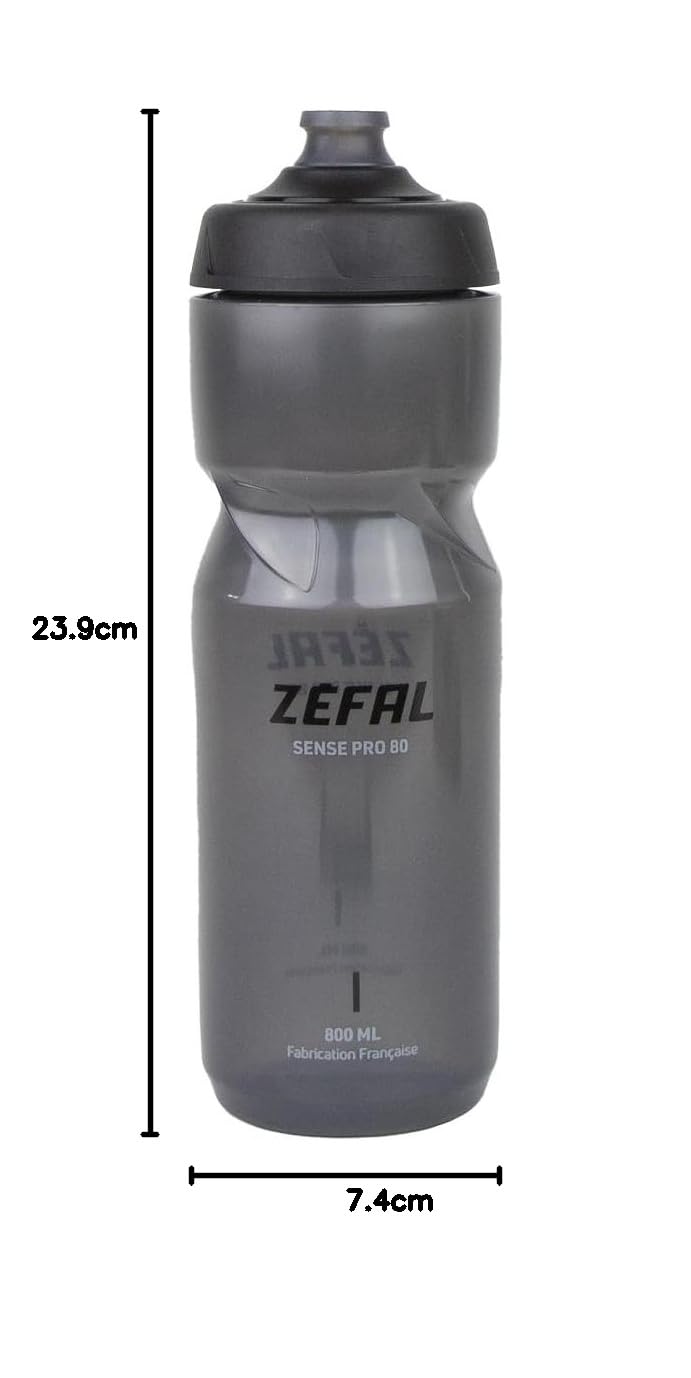 BORRACCIA ZEFAL SENSE PRO 80 800 ML SMOKED BLACK/B