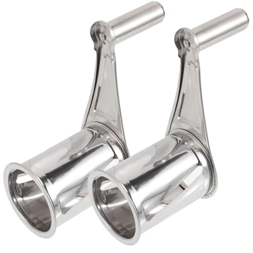 Rallador giratorio manual de acero inoxidable Ciieeo 2 piezas miniatura 1