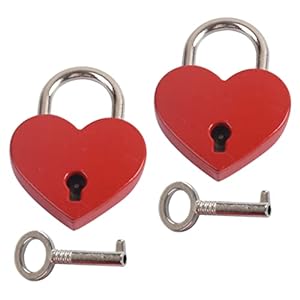 Osaladi Heart Padlock Set 2-Pack