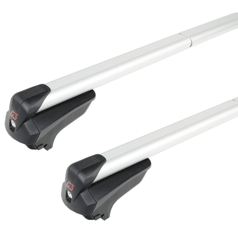 Barres de Toit Compatible avec Citroën Nemo (02/08-) G3 Clop Infinity Alu - France Attelage