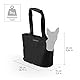 United Pets Lazy Dog Design Tragetasche für Hunde, leicht, faltbar, Schwarz