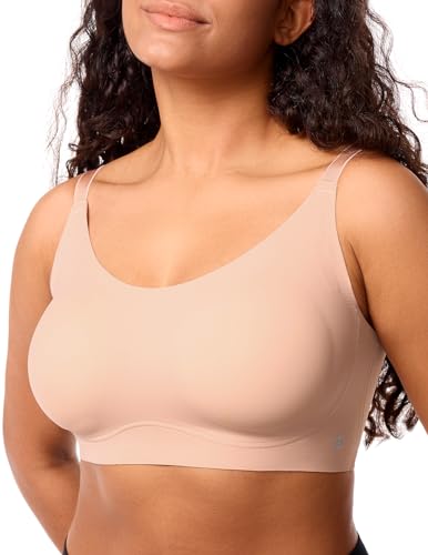 COMFELIE Wireless Bra Comfy Seamless Pullover Bra Soft Buttery Smooth Everyday Bralette Adjustable Cami Sleep Bras