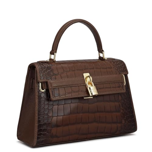 Image of Da Milano Leather Small Satchel