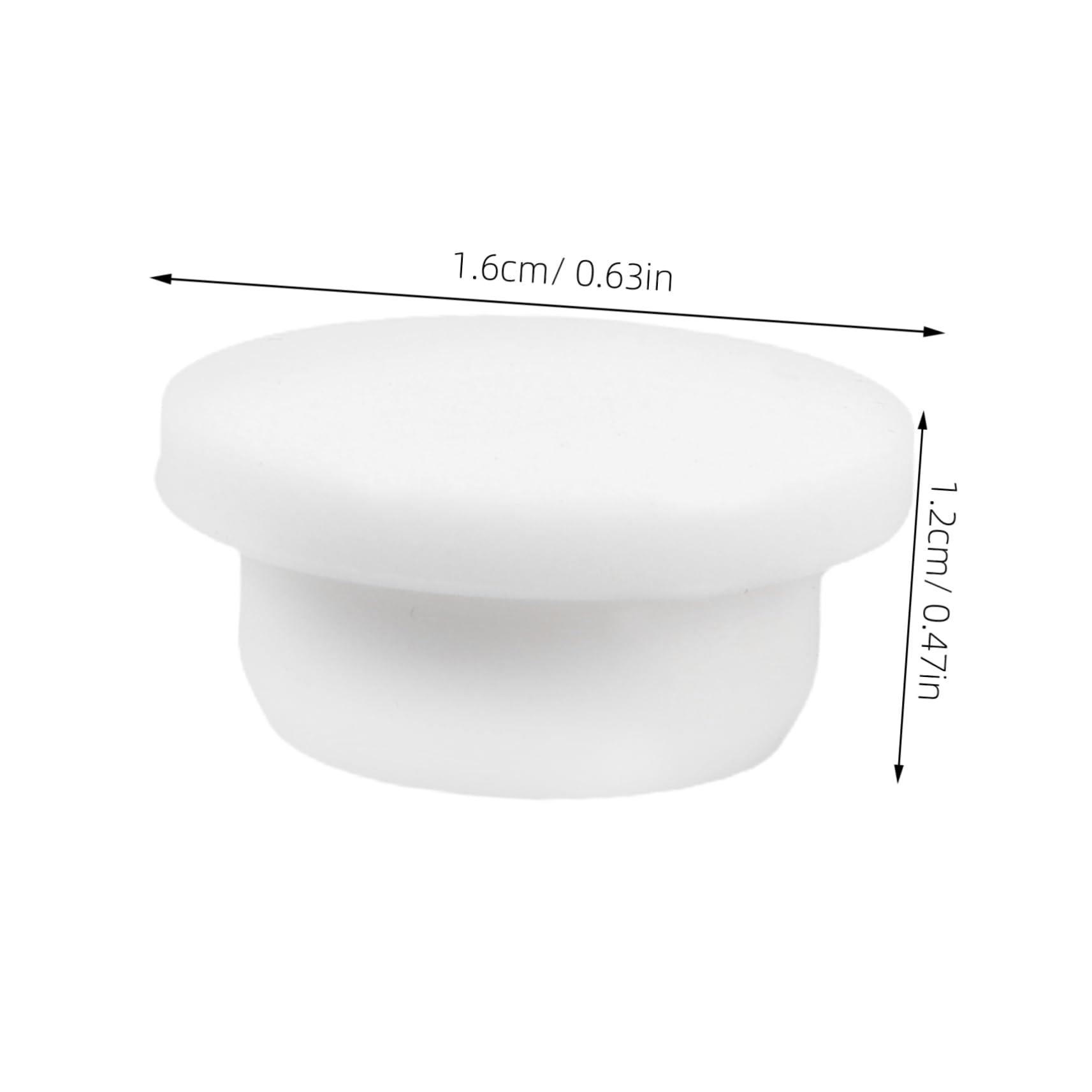 24Pcs White Silicone Hole Plugs for Bathtub High Temp Sealing Plugs Tub Stoppers Fits Drain Easy Installation