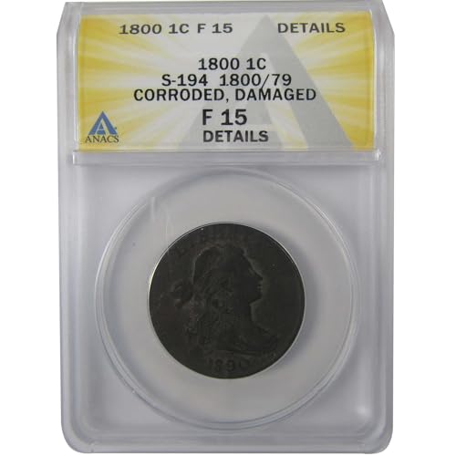 1800/79 S-194 Draped Bust Copper Lg Cent F 15 Details