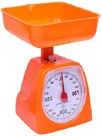 Miniatura 4 de Utoolmart Báscula mecánica de cocina, báscula de alimentos dietéticos, con medidas de libras y kilogramos, rango de medición, 176.37 oz, precisión