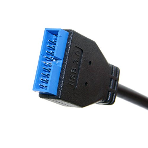 Goliton USB 3.1 Front Panel Header to USB 3.0 20Pin Header Extension Cable 20cm Compatible for ASUS Motherboard