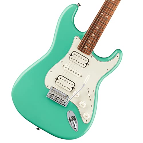 Fender Player Stratocaster HSH PF Sea Foam Green – Guitare Électrique - Les Beatles, Paul McCartney, John Lennon, RIngo Starr, George Harrison Fender Player Stratocaster HSH PF Sea Foam Green - Guitare Électrique