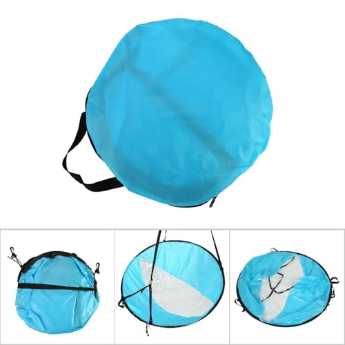 Pagaie à voile pour kayak et canoë compacte transparente bleu - 3