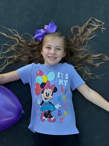 Image of Disney Kids Birthday Shirts 2-9Y, Cute Graphic Tees, Birthday Party Outfit | Disney Officially Licensed, Birthday Girl & Boy T-Shirts, Special Day Outfit, Favorite Character Gift, Soft & Comfortable