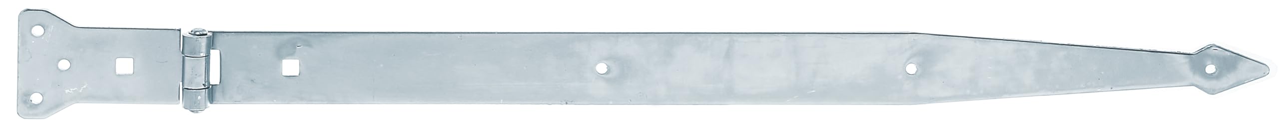 Alberts 845599 Werfgehänge | mit vernietetem Stift | galvanisch verzinkt, Dickschichtschutz | Band 600 x 45 mm | Scharnier 101 x 63 mm | 10er Set