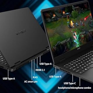 HP Omen 16 Slim Gaming Laptop: Core Ultra 7 255H, NVidia RTX 5060, 16GB DDR5 RAM, 1TB SSD, 16" Full HD+ 2K 100% sRGB 165Hz IPS Display