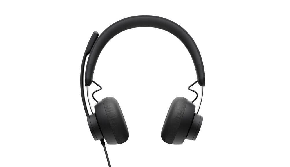 Logitech Zone Wired Auriculares con micrófono dotado de supresión de ruido, USB-C con adaptador USB-A - grafito