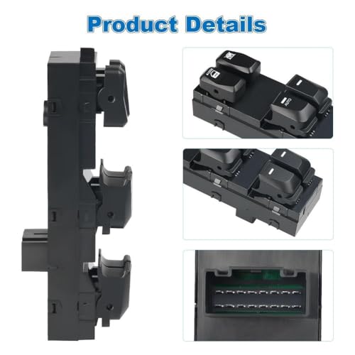 Interrupteur de lève-vitre bloqué ? Commandez ce master switch 04602781AA - 4