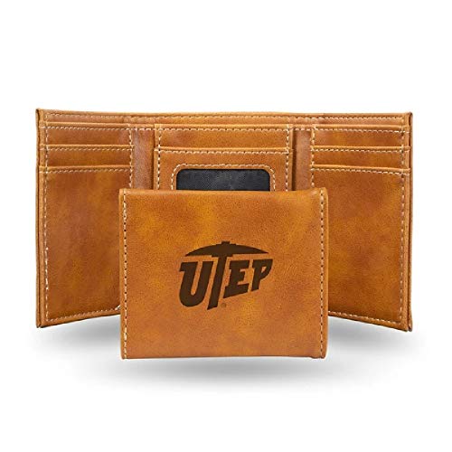 Image of Rico Industries NCAA Laser Engraved Trifold Laser Engraved Tri-Fold Wallet - Men's Accessory