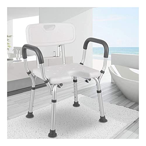 Chaise de douche réglable avec dossier et accoudoirs CHEWYNP - 3