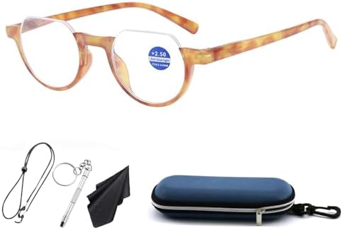 Amazon.co.jp: [JINSCOOP] 老眼鏡 ハーフフレーム ブルーライトカット