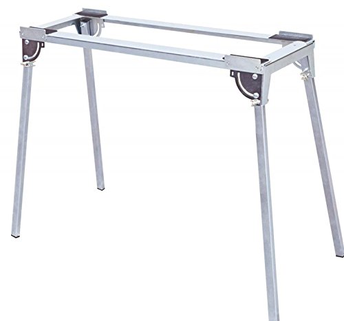 Kaufmann Arbeitstisch für TopLine 1000 x 320 x 800 mm, Galvanisiert, Silber, Metall mit Holzverlängerung