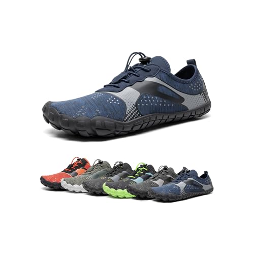 NORTIV 8 Men's Water Shoes Barefoot Athletic Lightweight Sports Aqua Shoes Outdoor Swim Fishing Hiking Diving Surf Walking Water Shoe TREKMAN