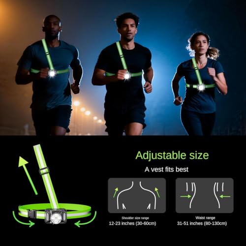 Luz LED para el pecho de 1000 lúmenes recargable con haz ajustable 6
