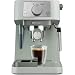 De'Longhi Manual Coffee Machine Stilosa EC260.GR, 15 Bar Pressure, Cappuccino System, Automatic Switch-Off, Compatible with ESE pods, 2 Level Tray, Capacity 1L, Green