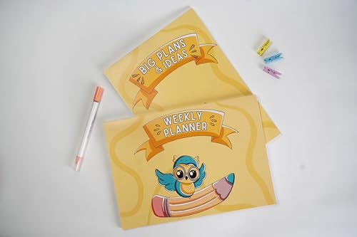 Image of Big Plans & Ideas A4 Planning Pad for Kids, 40 Tear-Off Pages