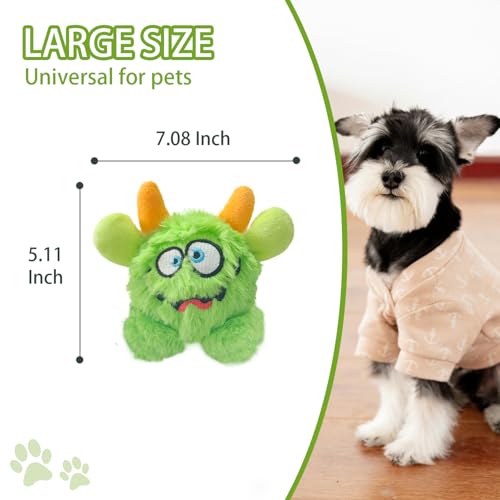 Pelota de juguete para perro de peluche con chirrido miniatura 3