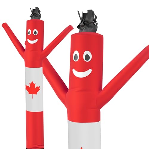 Tube gonflable Air Dancers LookOurWay dynamique et résistant de 2,1 m motif drapeau canadien