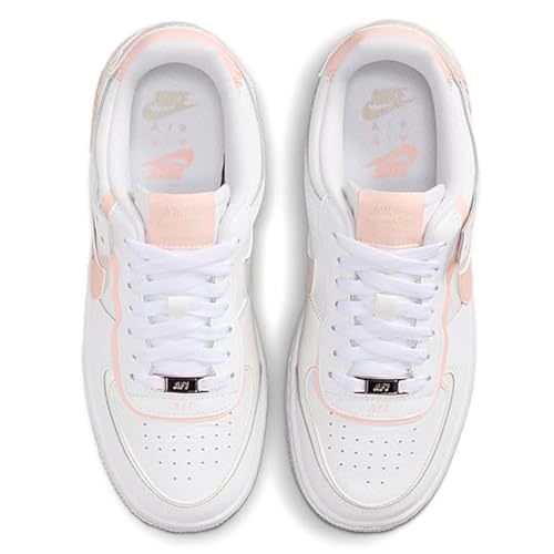 Nike Air Force 1 Shadow Women's Shoes (White/Light Orewood Brown/White/Washed Coral)4