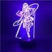 Lampada Da Illusione 3D Lampada Da Notte A Led Anime Figure Attack On Titan Levi Ackerman Acrilico Baby Kids Home Camera Regalo