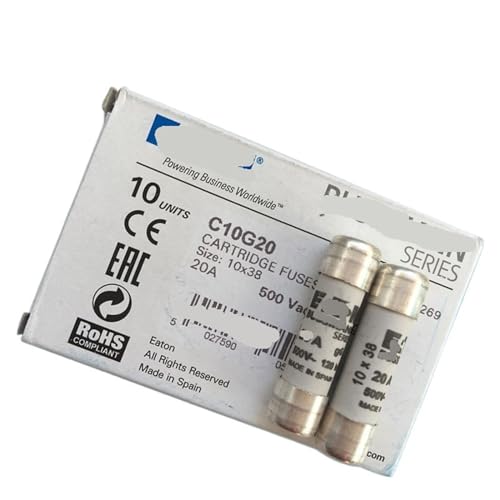 Fusible 10x38 gL C10G25 25A pour protection circuit électrique