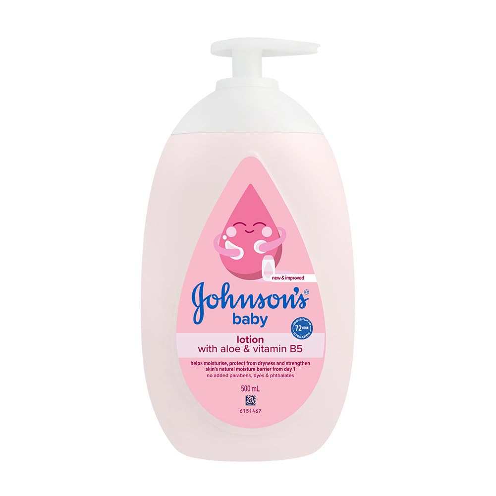 Johnson's Baby Lotion | 100% Natural Plant Oil Based | 24H Moisturized & Soft Skin | 500ml
