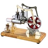 stirling engine minecraft [Fonctionnement simple] Remplissez simplement le brûleur d'alcool avec 95% d'alcool, allumez-le et donnez-lui une légère poussée à la roue pour démarrer le moteur.
