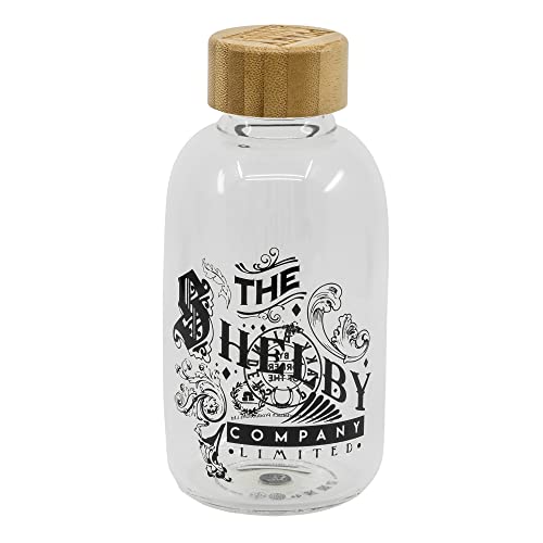 Stor Peaky Blinders bouteille en verre gourde transparente écologique transportable