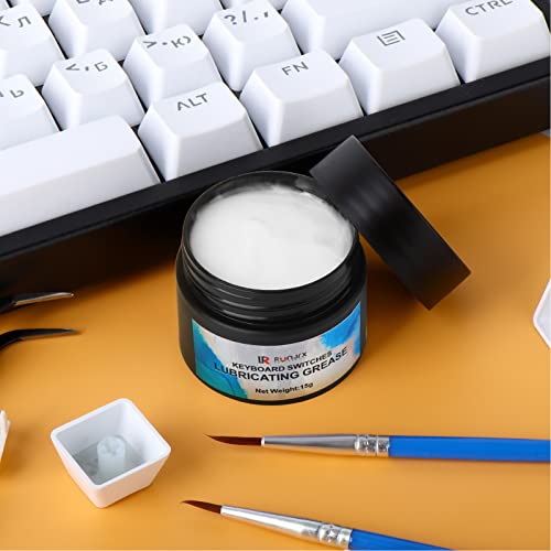 Image of RUNJRX 36 Switches Acrylic Lube Station,Keyboard Switch Grease 0.53oz /15g, Switch Opene for Cherry Kailh Akko TTC, Lube Kit for Mechanical Keyboard