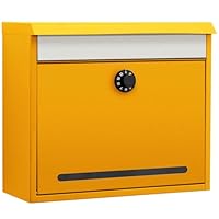 Amazon.co.jp: PYKES PEAK Wall Mounted Mailbox, Mailbox, Dial, A4