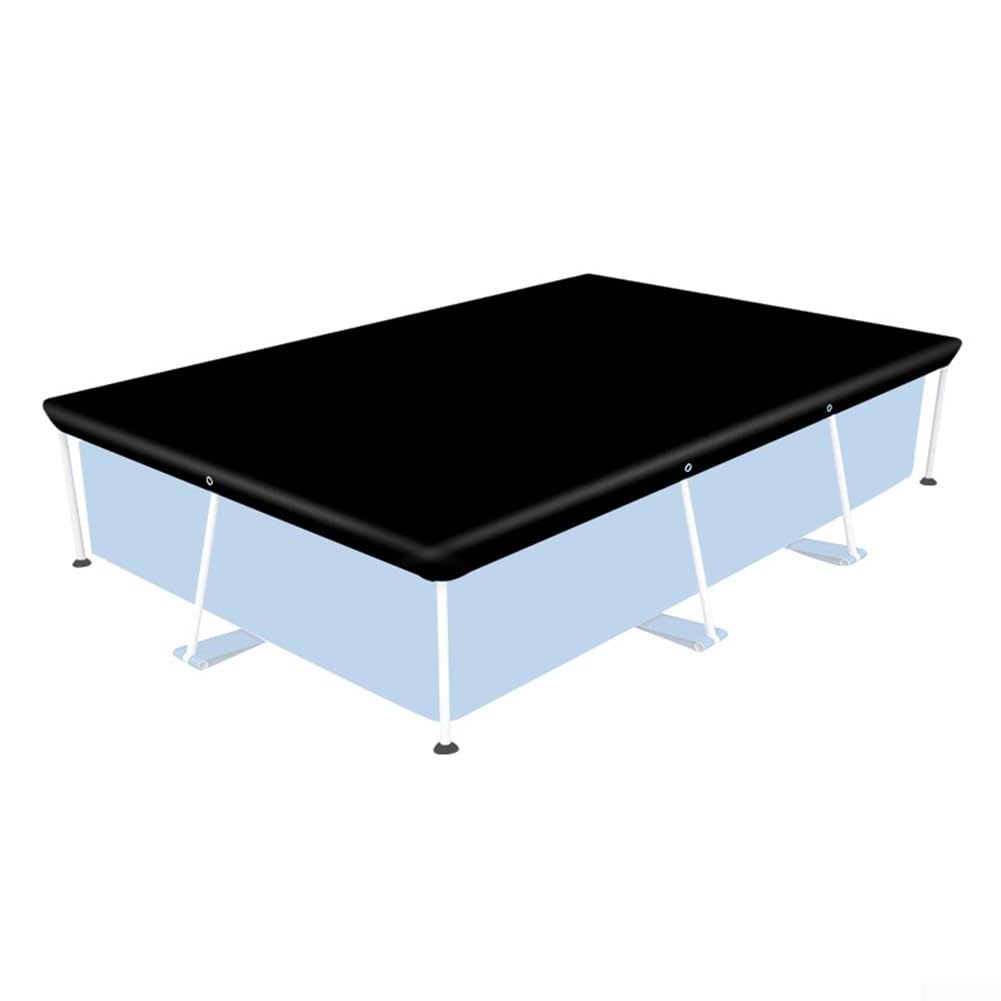GLFLOW Rectangular Pool Cover 210D Oxford Fabric UV Protection Waterproof for Above Ground Pool Frame Pool(300 * 201cm)