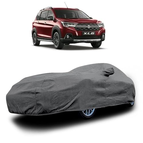 Image of Heavy-Duty Car Cover for Compatible with Maruti XL6 (2019 to 2025 All Models) Deluxe Car Protection Cover - Waterproof & UV-Resistant All-Season Exterior Protection