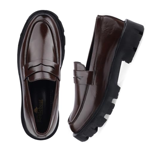 Image of WUGATTI Men's Synthetic Leather Lightweight & Office Wear Slip-On Loafers