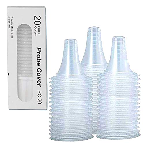 NIUTA. 100 Counts ear thermometer cover lens filter, refill cover probe cover for all Braun ThermoScan models and other types of digital thermometers (SD-ER-Q2)