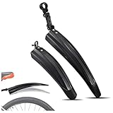 ZDDFCVB Fahrrad Schutzblech Set, für Merida One Sixty FR 600 2023, für vorne und hinten, Schnelle Demontage, idealer Schutz vor Schmutz und Dreck,D-Grey