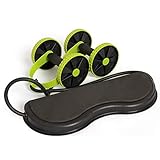 2, cómodo de usar - EVA Rodillas bordo, ergonómico, de tamaño grande y antideslizante. ruedas flexibles con cubierta suave de la esponja y de la mano de rack, cómodo de usar, le da una excelente estabilidad para un gran entrenamiento de la aptitud abdominal ..