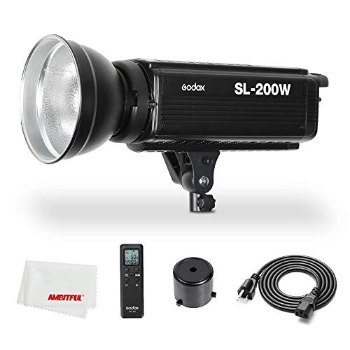 Godox SL-200W SL200W 200Ws 5600K Studio LED Continuous Photo Video Light Lamp w/Remote