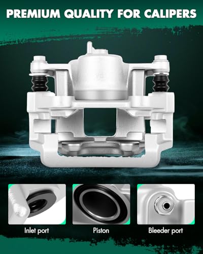 Image of SCITOO 19B3824 Rear Right Disc Brake Caliper w /Bracket For Honda For Pilot 2009-2015,Single Piston