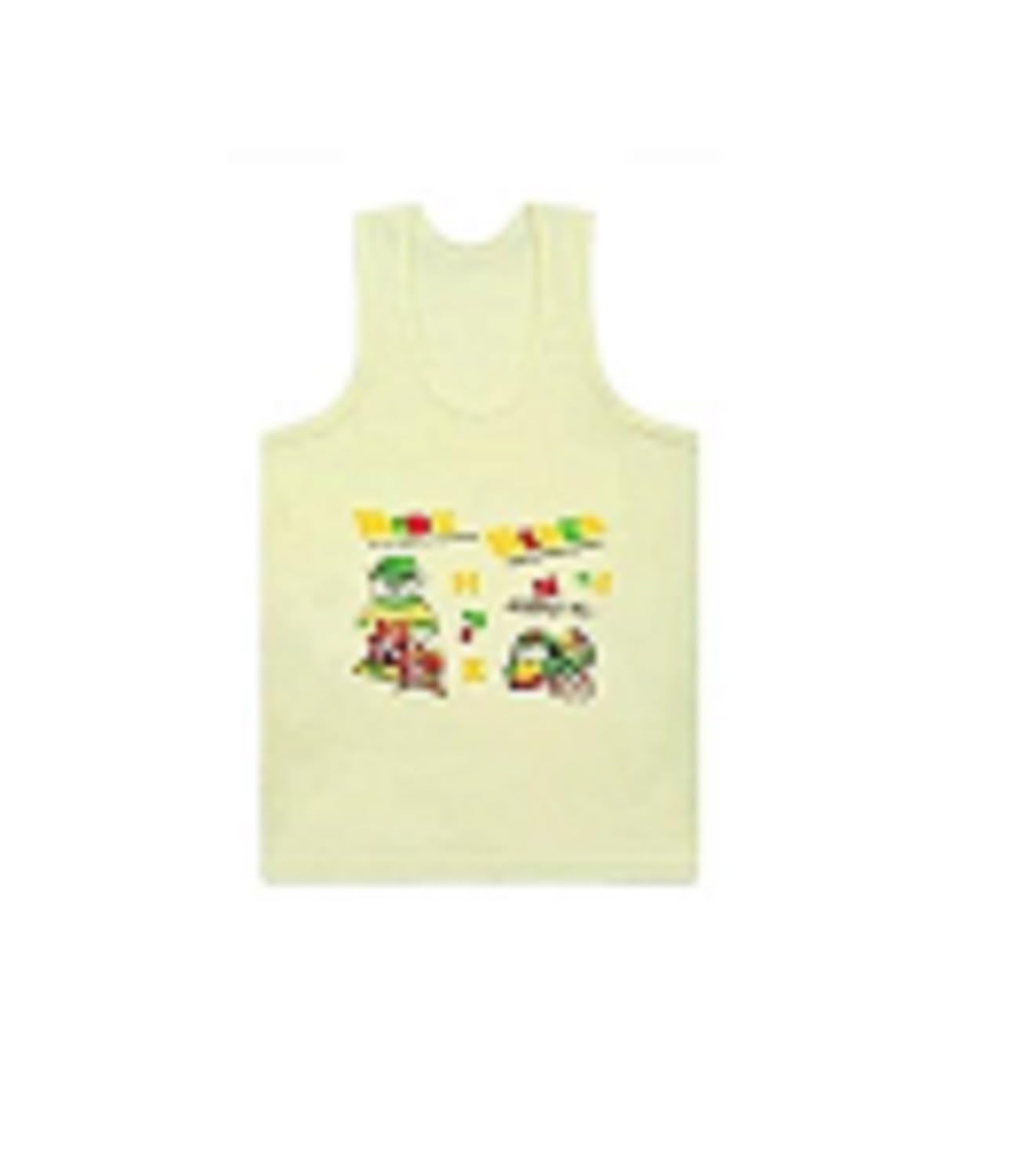 Pari Lifestyle Soft Cotton Multicolor Regular Fit Vest Inner Wear for Infants Kids Toddler Pack of 6 1
