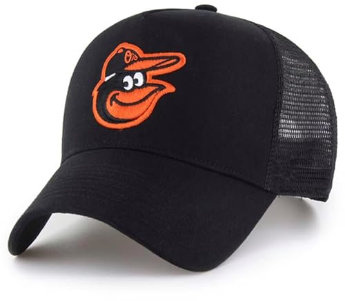 Gorra Trucker Negra Naranja con Logo Bordado miniatura 1