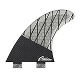 Aimshine FCS Core Carbon Surboard Fins G5 Medium Size Hiwave Series(Grey)